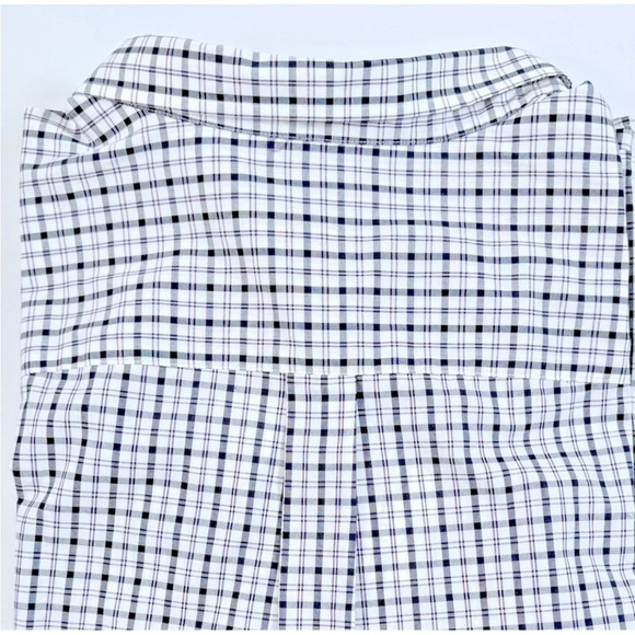 HB Harbor Bay Men’s 5XL Plaid Navy Purple Long Sleeve Shirt - Picture 7 of 7